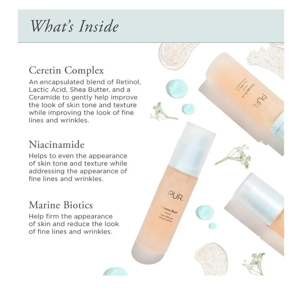 $8 🌸 PÜR ~ Ceretin Boost Age Defying Retinol Serum ~ NEW
